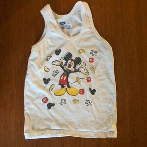 🍊5/$25 Vintage Disney Mickey Mouse Kids Tank Top size 8